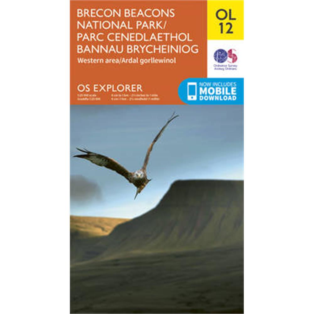 Brecon Beacons National Park / Parc Cenedlaethol Bannau Brycheiniog - Western Area / Ardal Gorllewinol - Ordnance Survey
